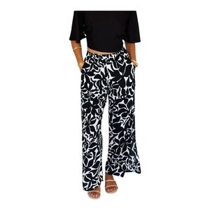 Stylish Black and White Women's Pants